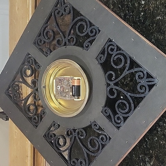 Vintage Seth Thomas Sierra Wall Clock Black & Wood Model #685-160 MCM For Repair - Picture 5 of 7